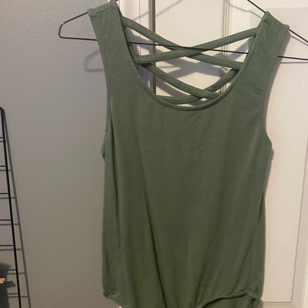 Olive Green Bodysuit